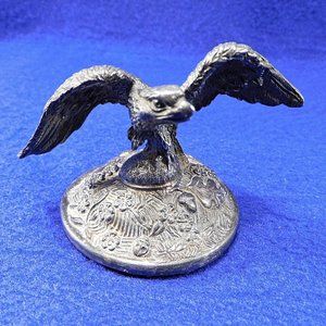 Vintage Eagle Paperweight Reed and Barton Silverplate
